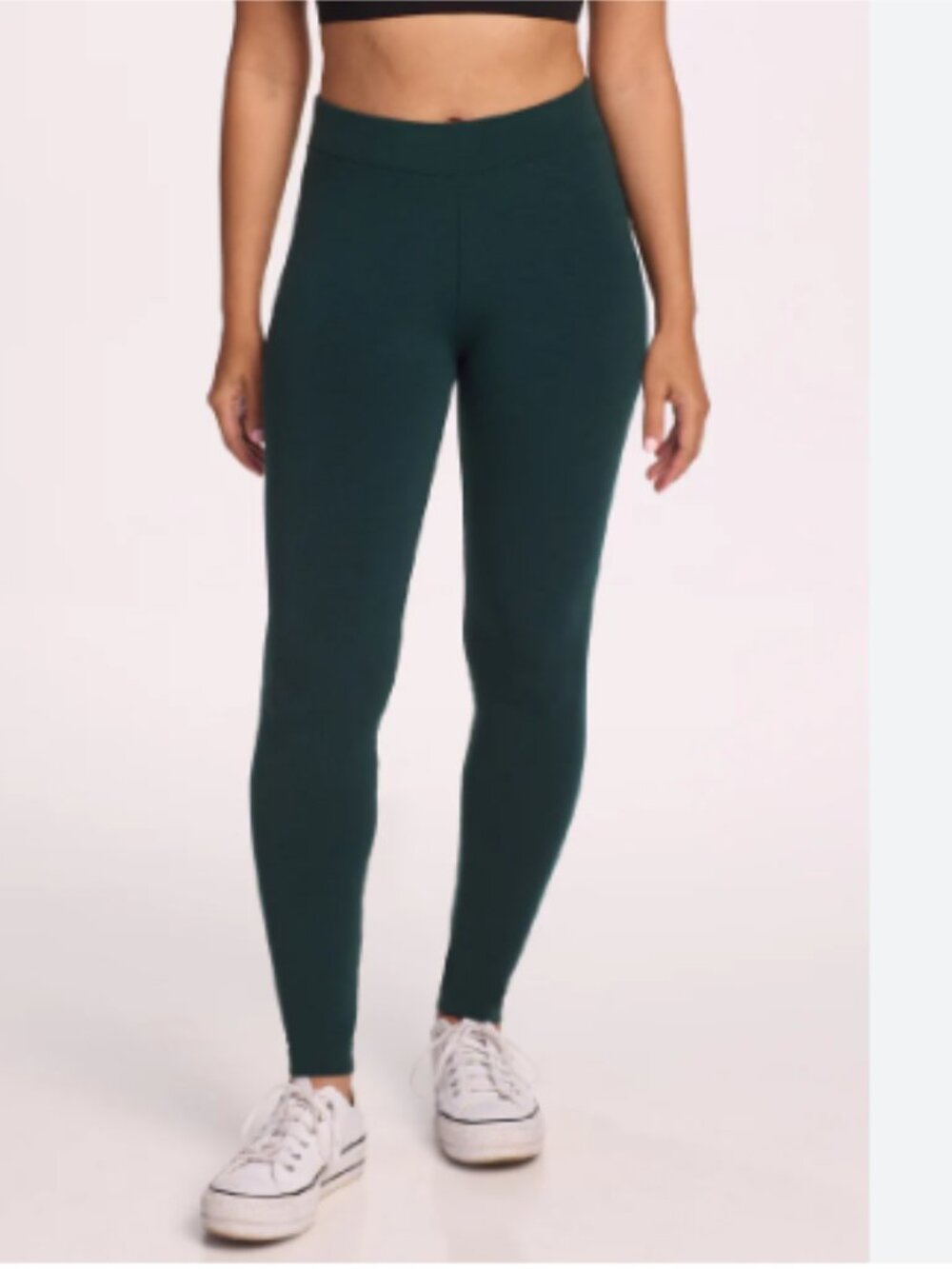 Woolx Duralite Stella Leggings Merino Wool Teal Green High Rise Baselayer Tights